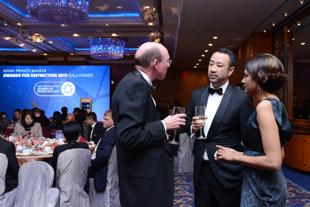 Andrew Shale, Asian Private Banker and Madhuri Chatterjee, Asian Private Banker