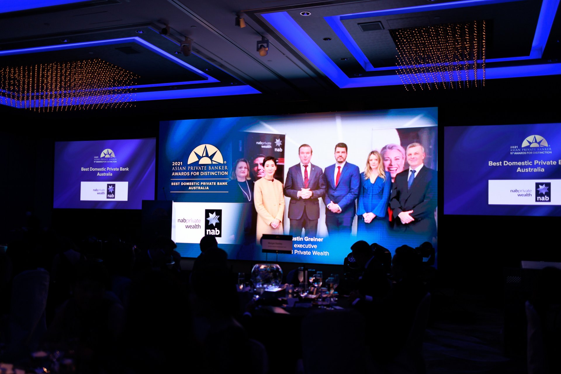 NAB Private Wealth acknowledging their win as Best Domestic Private Bank – Australia